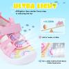 imageJOINFREE Toddler Boys Girls Water Shoes Breathable Qucik Dry Sport Beach Sandals Lightweight Barefoot FlexibleDye Pink