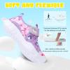 imageJOINFREE Toddler Boys Girls Water Shoes Breathable Qucik Dry Sport Beach Sandals Lightweight Barefoot FlexibleDye Purple