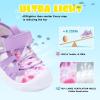 imageJOINFREE Toddler Boys Girls Water Shoes Breathable Qucik Dry Sport Beach Sandals Lightweight Barefoot FlexibleDye Purple