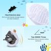 imageJOINFREE Toddler Boys Girls Water Shoes Breathable Qucik Dry Sport Beach Sandals Lightweight Barefoot FlexibleGrey