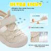 imageJOINFREE Toddler Boys Girls Water Shoes Breathable Qucik Dry Sport Beach Sandals Lightweight Barefoot FlexibleMesh Beige