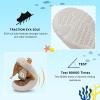 imageJOINFREE Toddler Boys Girls Water Shoes Breathable Qucik Dry Sport Beach Sandals Lightweight Barefoot FlexibleMesh Brown