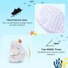 imageJOINFREE Toddler Boys Girls Water Shoes Breathable Qucik Dry Sport Beach Sandals Lightweight Barefoot FlexibleMesh Colorwhite