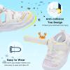 imageJOINFREE Toddler Boys Girls Water Shoes Breathable Qucik Dry Sport Beach Sandals Lightweight Barefoot FlexibleMesh Colorwhite