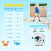 imageJOINFREE Toddler Boys Girls Water Shoes Breathable Qucik Dry Sport Beach Sandals Lightweight Barefoot FlexibleMesh Grey
