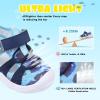 imageJOINFREE Toddler Boys Girls Water Shoes Breathable Qucik Dry Sport Beach Sandals Lightweight Barefoot FlexibleMulti Shark