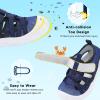 imageJOINFREE Toddler Boys Girls Water Shoes Breathable Qucik Dry Sport Beach Sandals Lightweight Barefoot FlexibleNavyblue