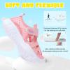 imageJOINFREE Toddler Boys Girls Water Shoes Breathable Qucik Dry Sport Beach Sandals Lightweight Barefoot FlexiblePink