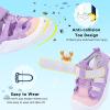 imageJOINFREE Toddler Boys Girls Water Shoes Breathable Qucik Dry Sport Beach Sandals Lightweight Barefoot FlexiblePink Purple