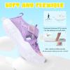 imageJOINFREE Toddler Boys Girls Water Shoes Breathable Qucik Dry Sport Beach Sandals Lightweight Barefoot FlexiblePink Purple