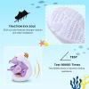 imageJOINFREE Toddler Boys Girls Water Shoes Breathable Qucik Dry Sport Beach Sandals Lightweight Barefoot FlexiblePink Purple