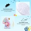 imageJOINFREE Toddler Boys Girls Water Shoes Breathable Qucik Dry Sport Beach Sandals Lightweight Barefoot FlexiblePinkblue Scale
