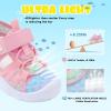 imageJOINFREE Toddler Boys Girls Water Shoes Breathable Qucik Dry Sport Beach Sandals Lightweight Barefoot FlexiblePinkblue Scale