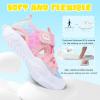 imageJOINFREE Toddler Boys Girls Water Shoes Breathable Qucik Dry Sport Beach Sandals Lightweight Barefoot FlexiblePinkblue Scale
