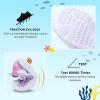 imageJOINFREE Toddler Boys Girls Water Shoes Breathable Qucik Dry Sport Beach Sandals Lightweight Barefoot FlexiblePurple Scale