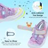 imageJOINFREE Toddler Boys Girls Water Shoes Breathable Qucik Dry Sport Beach Sandals Lightweight Barefoot FlexiblePurple Scale