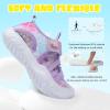 imageJOINFREE Toddler Boys Girls Water Shoes Breathable Qucik Dry Sport Beach Sandals Lightweight Barefoot FlexiblePurple Scale