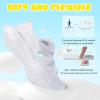 imageJOINFREE Toddler Boys Girls Water Shoes Breathable Qucik Dry Sport Beach Sandals Lightweight Barefoot FlexibleWhite