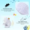imageJOINFREE Toddler Boys Girls Water Shoes Breathable Qucik Dry Sport Beach Sandals Lightweight Barefoot FlexibleWhite