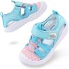 imageJOINFREE Toddler Boys Girls Water Shoes Breathable Qucik Dry Sport Beach Sandals Lightweight Barefoot FlexiblePink Blue