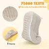 imageJOINFREE Toddler Boys Girls Barefoot Shoes Breathable Kids Sneakers Lightweight Walking Shoes Slip On Tennie Shoes Protect Toes School ShoesBeige
