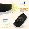 imageJOINFREE Toddler Boys Girls Barefoot Shoes Breathable Kids Sneakers Lightweight Walking Shoes Slip On Tennie Shoes Protect Toes School ShoesBlack