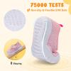 imageJOINFREE Toddler Boys Girls Barefoot Shoes Breathable Kids Sneakers Lightweight Walking Shoes Slip On Tennie Shoes Protect Toes School ShoesColorfulpink