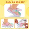 imageJOINFREE Toddler Boys Girls Barefoot Shoes Breathable Kids Sneakers Lightweight Walking Shoes Slip On Tennie Shoes Protect Toes School ShoesColorscale
