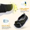 imageJOINFREE Toddler Boys Girls Barefoot Shoes Breathable Kids Sneakers Lightweight Walking Shoes Slip On Tennie Shoes Protect Toes School ShoesGreyblack