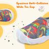 imageJOINFREE Toddler Boys Girls Barefoot Shoes Breathable Kids Sneakers Lightweight Walking Shoes Slip On Tennie Shoes Protect Toes School ShoesGreydinosaur