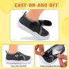 imageJOINFREE Toddler Boys Girls Barefoot Shoes Breathable Kids Sneakers Lightweight Walking Shoes Slip On Tennie Shoes Protect Toes School ShoesLightgreyblack