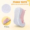 imageJOINFREE Toddler Boys Girls Barefoot Shoes Breathable Kids Sneakers Lightweight Walking Shoes Slip On Tennie Shoes Protect Toes School ShoesPink