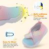 imageJOINFREE Toddler Boys Girls Barefoot Shoes Breathable Kids Sneakers Lightweight Walking Shoes Slip On Tennie Shoes Protect Toes School ShoesPinkblue