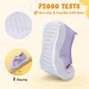 imageJOINFREE Toddler Boys Girls Barefoot Shoes Breathable Kids Sneakers Lightweight Walking Shoes Slip On Tennie Shoes Protect Toes School ShoesPinkpurple