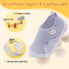 imageJOINFREE Toddler Boys Girls Barefoot Shoes Breathable Kids Sneakers Lightweight Walking Shoes Slip On Tennie Shoes Protect Toes School ShoesPurple