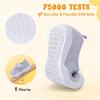 imageJOINFREE Toddler Boys Girls Barefoot Shoes Breathable Kids Sneakers Lightweight Walking Shoes Slip On Tennie Shoes Protect Toes School ShoesPurple