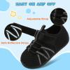 imageJOINFREE Toddler Sandals Boys Girls Breathable Closed Toe Water Beach Sandals Kids Wide Barefoot Summer Water Shoes Baby Walking SneakersBalck