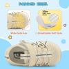 imageJOINFREE Toddler Sandals Boys Girls Breathable Closed Toe Water Beach Sandals Kids Wide Barefoot Summer Water Shoes Baby Walking SneakersBeige