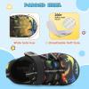 imageJOINFREE Toddler Sandals Boys Girls Breathable Closed Toe Water Beach Sandals Kids Wide Barefoot Summer Water Shoes Baby Walking SneakersBlackdinosaur