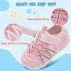 imageJOINFREE Toddler Sandals Boys Girls Breathable Closed Toe Water Beach Sandals Kids Wide Barefoot Summer Water Shoes Baby Walking SneakersColorpink