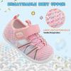 imageJOINFREE Toddler Sandals Boys Girls Breathable Closed Toe Water Beach Sandals Kids Wide Barefoot Summer Water Shoes Baby Walking SneakersColorpink