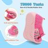 imageJOINFREE Toddler Sandals Boys Girls Breathable Closed Toe Water Beach Sandals Kids Wide Barefoot Summer Water Shoes Baby Walking SneakersRosered