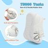 imageJOINFREE Toddler Sandals Boys Girls Breathable Closed Toe Water Beach Sandals Kids Wide Barefoot Summer Water Shoes Baby Walking SneakersWhite