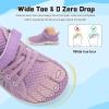 imageJOINFREE Toddler Shoes Boys Girls Wide Barefoot Shoes Little Kids Minimalist Sneakers Zero Drop Casual Walking Shoes Breathable Tennis Shoes Indoor OutdoorColorpurple