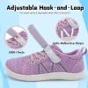 imageJOINFREE Toddler Shoes Boys Girls Wide Barefoot Shoes Little Kids Minimalist Sneakers Zero Drop Casual Walking Shoes Breathable Tennis Shoes Indoor OutdoorColorpurple