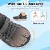 imageJOINFREE Toddler Shoes Boys Girls Wide Barefoot Shoes Little Kids Minimalist Sneakers Zero Drop Casual Walking Shoes Breathable Tennis Shoes Indoor OutdoorDarkgrey