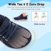 imageJOINFREE Toddler Shoes Boys Girls Wide Barefoot Shoes Little Kids Minimalist Sneakers Zero Drop Casual Walking Shoes Breathable Tennis Shoes Indoor OutdoorNavyblue