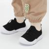 imageJOINFREE Toddler Shoes Boys Girls Wide Barefoot Shoes Slip On Sneakers for Toddler Kids Breathable Walking Shoes Lightweight Outdoor Tennis ShoesBlack
