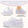 imageJOINFREE Toddler Shoes Boys Girls Wide Barefoot Shoes Slip On Sneakers for Toddler Kids Breathable Walking Shoes Lightweight Outdoor Tennis ShoesColor