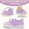 imageJOINFREE Toddler Shoes Boys Girls Wide Barefoot Shoes Slip On Sneakers for Toddler Kids Breathable Walking Shoes Lightweight Outdoor Tennis ShoesPinkpurple